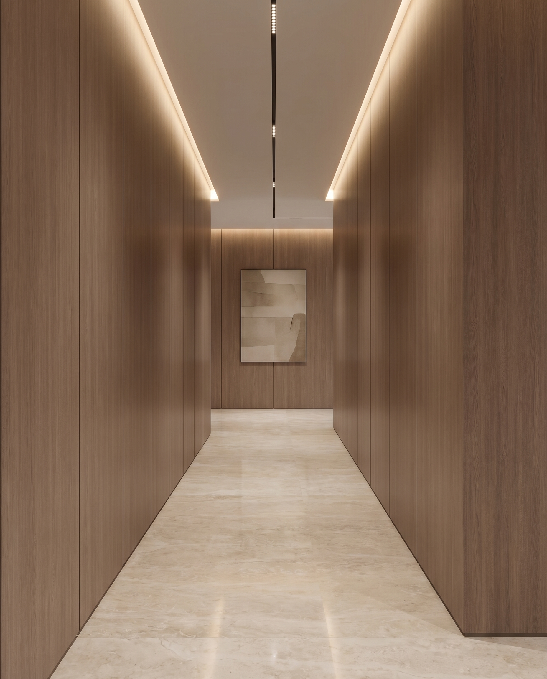 Warm Oak Bamboo Wall Panel lifestyle/product photo by TrioPanels 