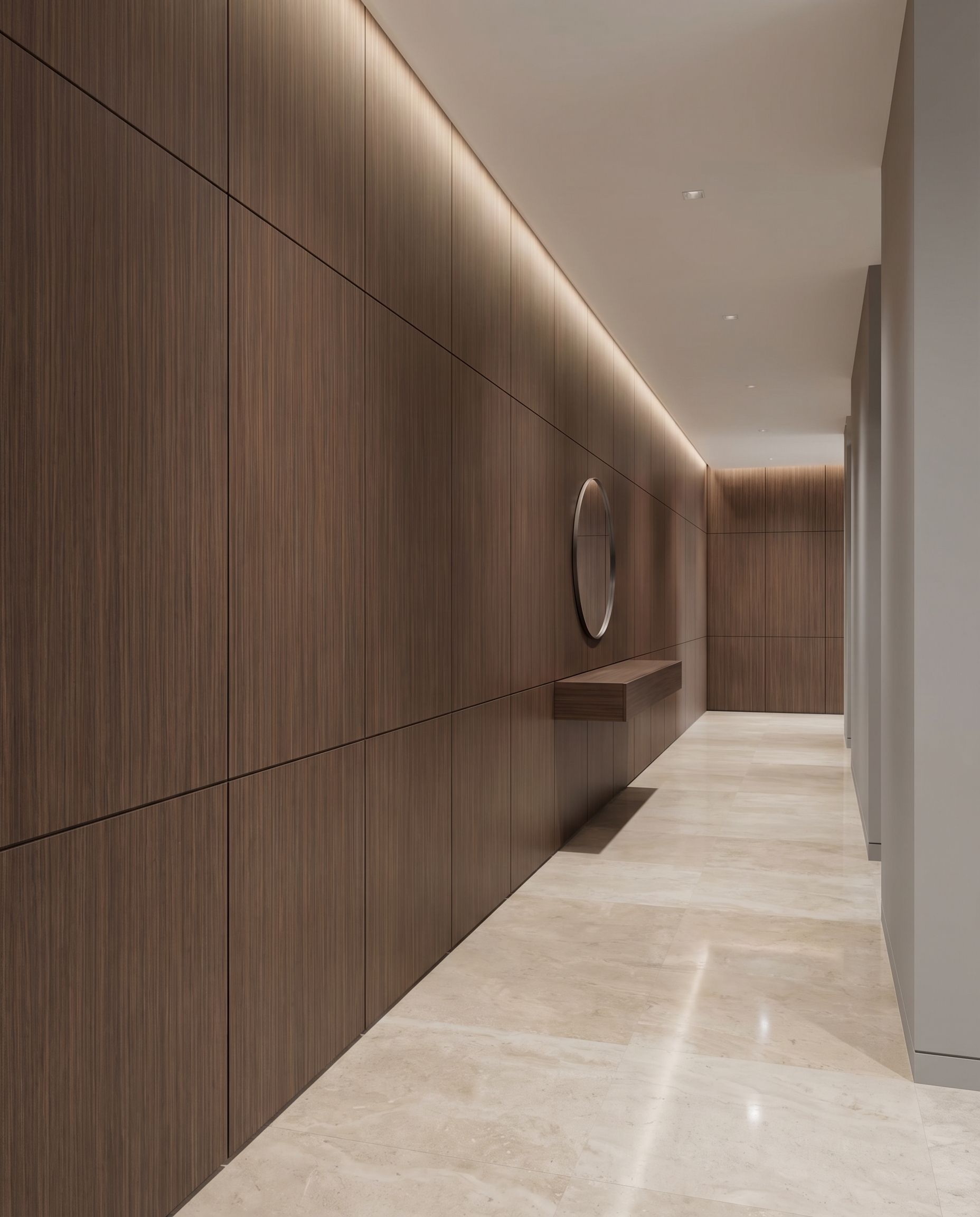 Warm Oak Bamboo Wall Panel lifestyle/product photo by TrioPanels 