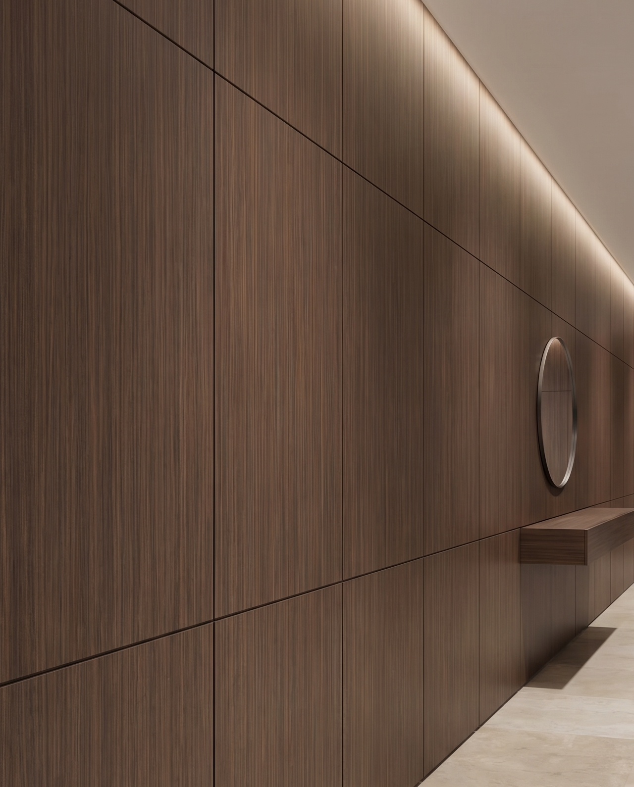 Classic Timber Bamboo Wall Panel lifestyle/product photo by TrioPanels #color_classic-timber