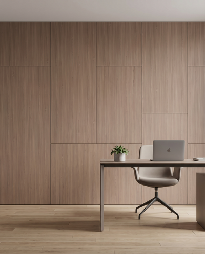 Classic Timber Bamboo Wall Panel lifestyle/product photo by TrioPanels 