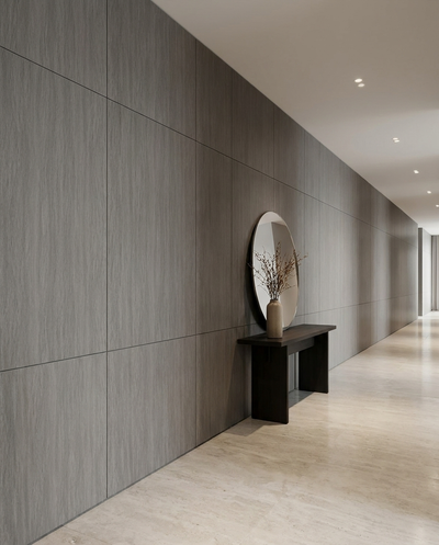 Vintage Wood Bamboo Wall Panel lifestyle/product photo by TrioPanels 