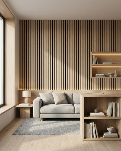 Sonomo Acoustic Wall Panel lifestyle/product photo 