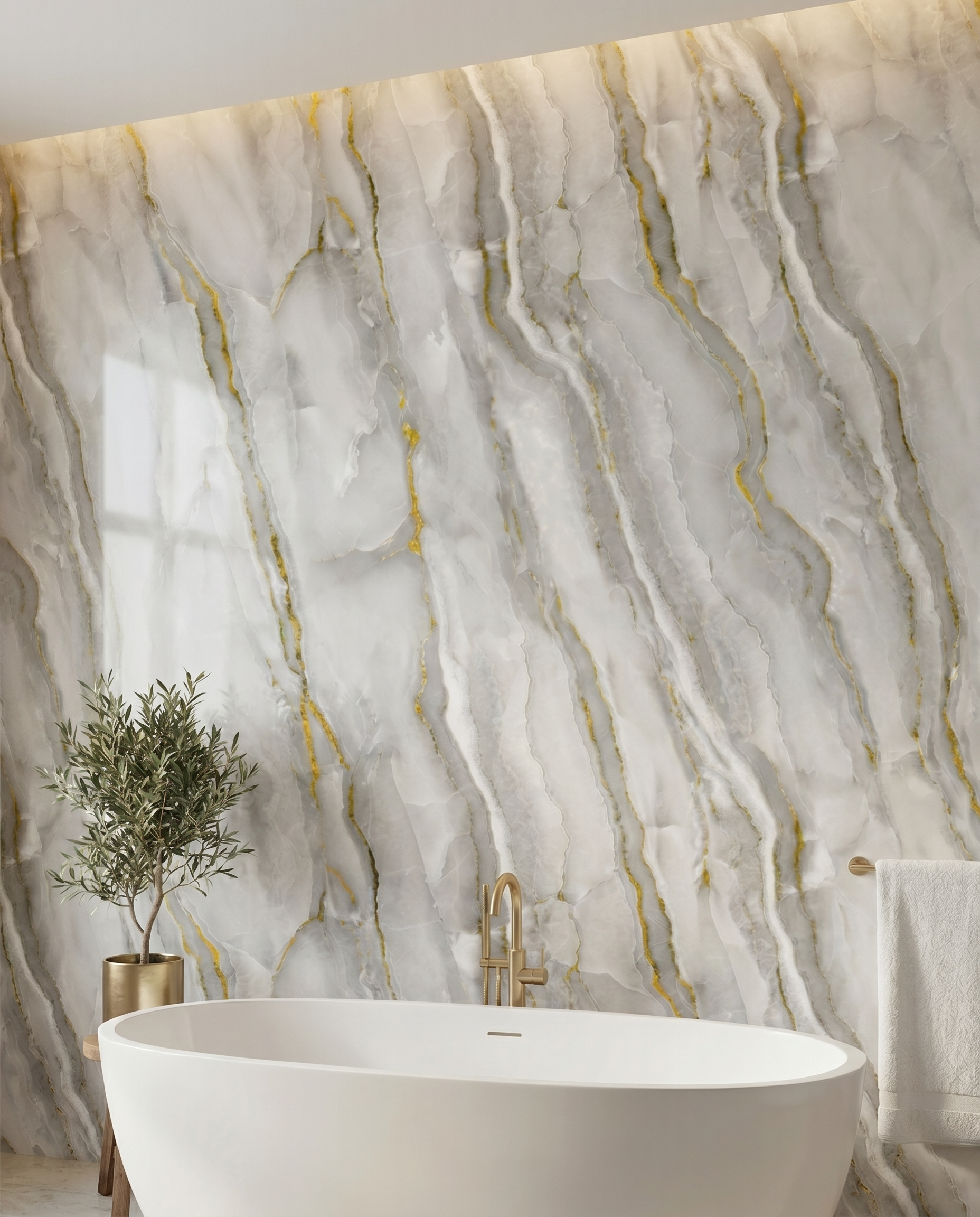 Tokyo SPC Wall Panel lifestyle/product photo by TrioPanels 