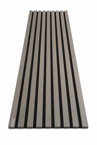 Grey Oak acoustic slat wall panel