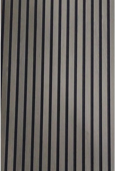 Grey Oak Acoustic Wall Panel product hover closeup by TrioPanels 