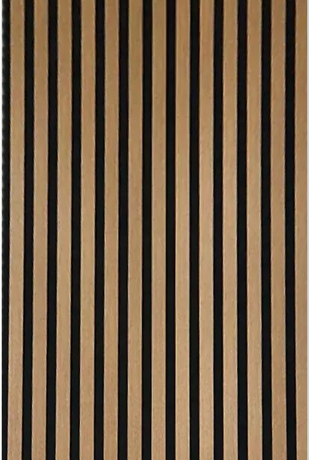 Teak Acoustic Wall Panel product hover closeup by TrioPanels 