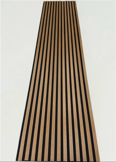 Teak Acoustic Wall Panel reference product image by TrioPanels 